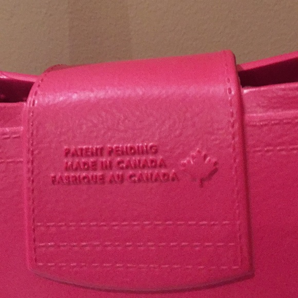 Great Bag Co. Model M Pink Rubber Purse Tote Hand Bag Shoulder Bag Desig… - Picture 5 of 16